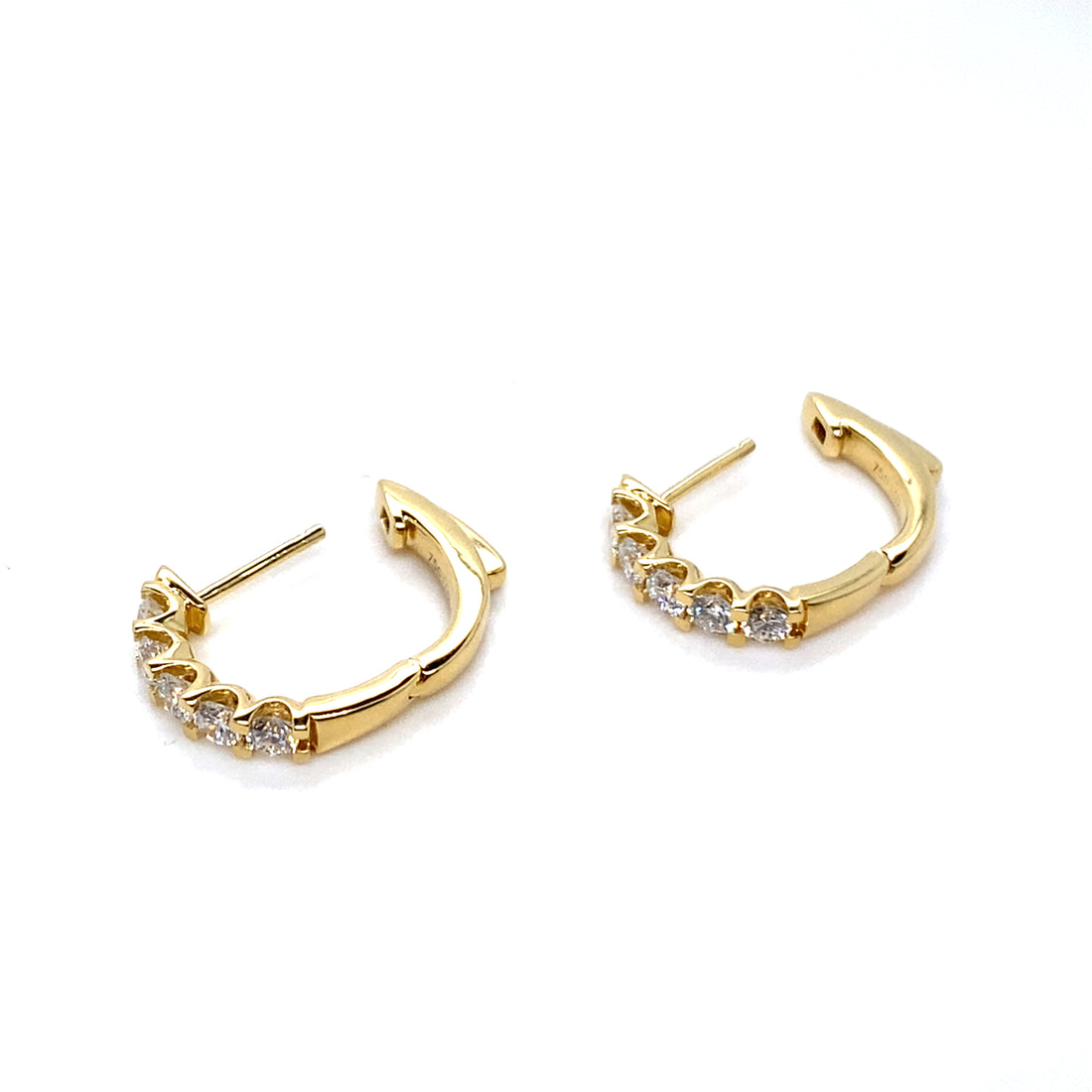 Polly Lab Diamond Hoops