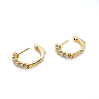 Polly Lab Diamond Hoops