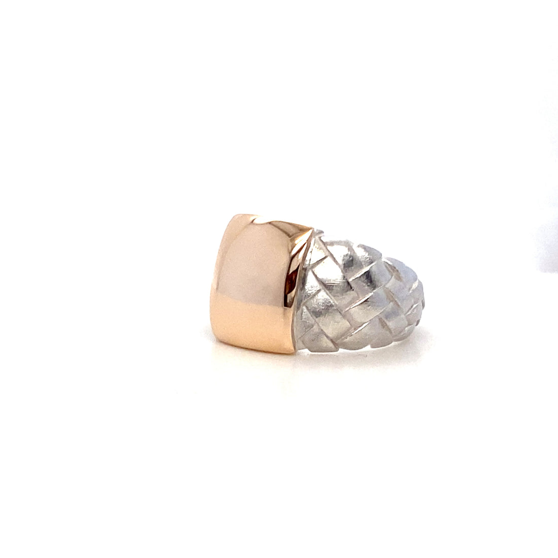Woven Ring - Two Tone