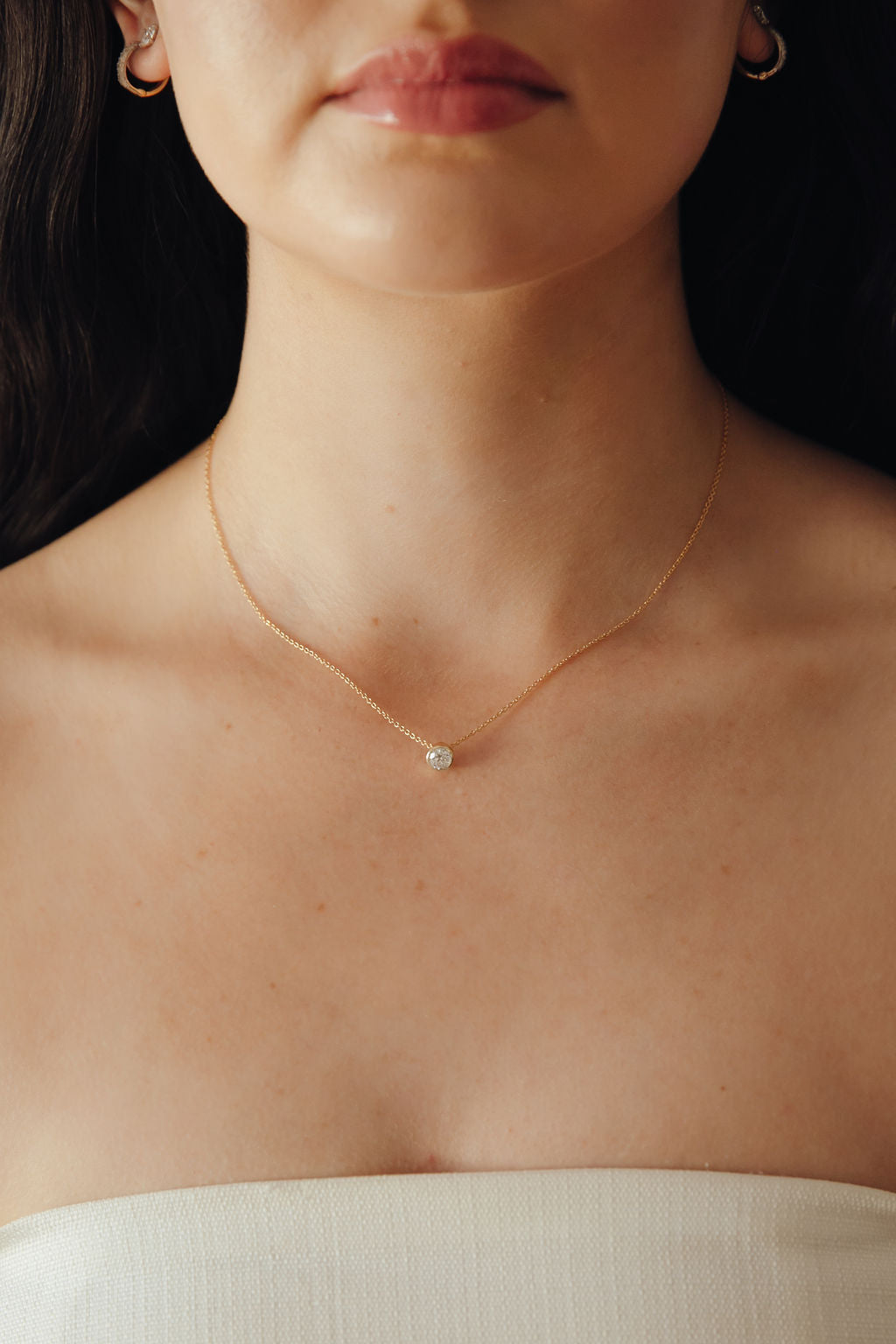 Diamond Slider Necklace