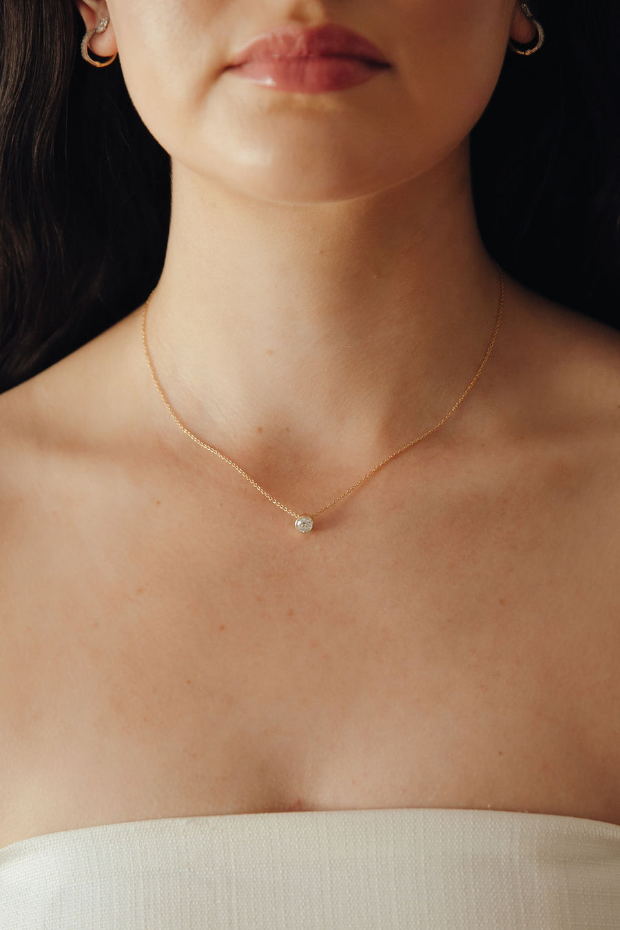 Diamond Slider Necklace