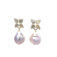 Lotus Pearl Earrings