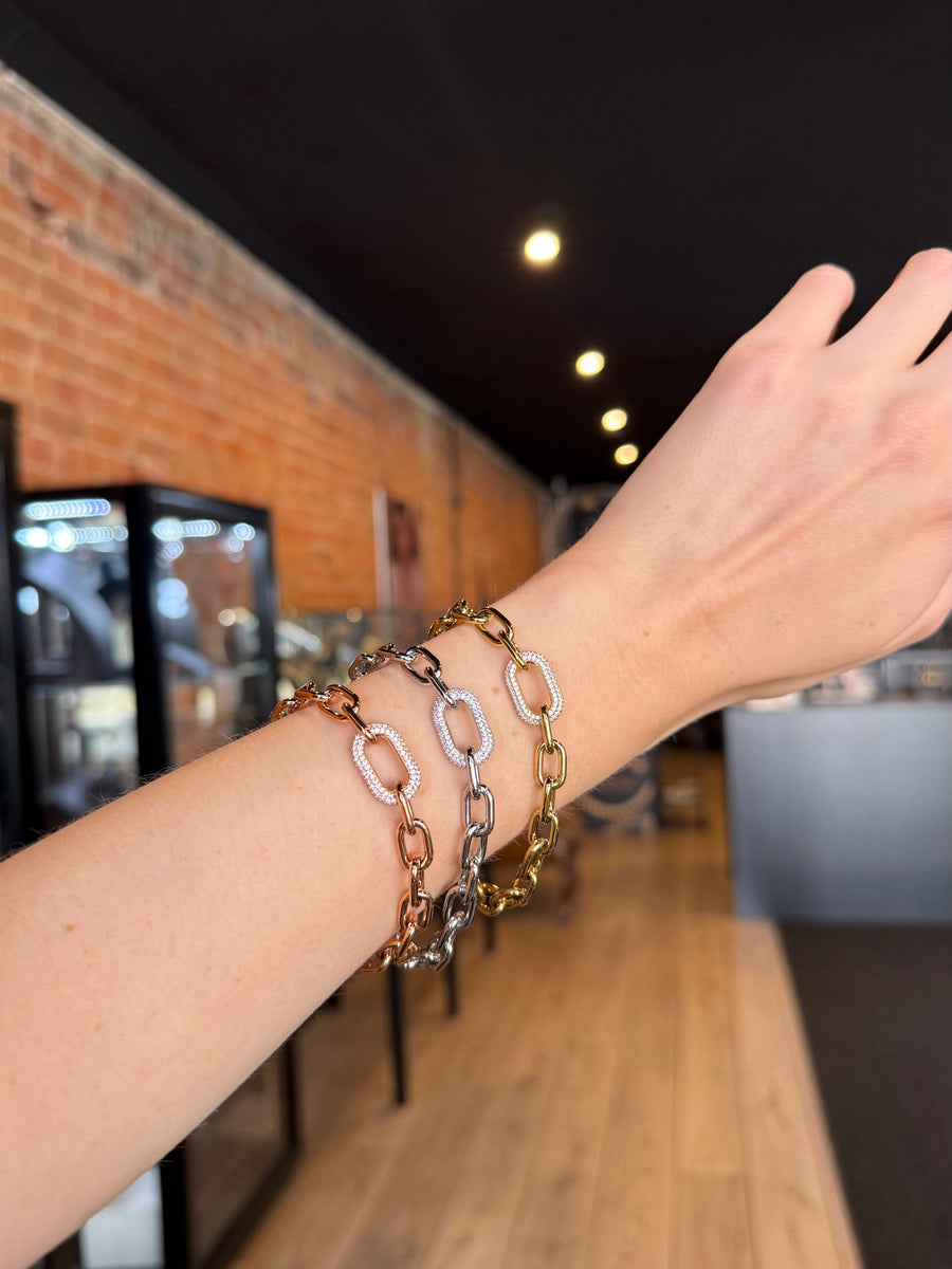 Crystal Bracelet - Rose Gold