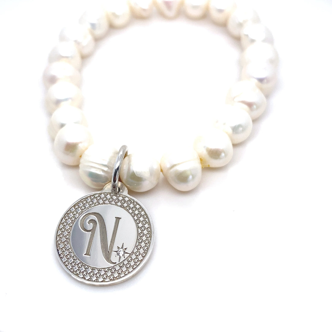 Treasure Charm - Pearl Bracelet