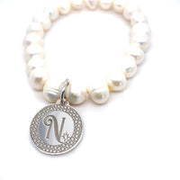Treasure Charm - Pearl Bracelet