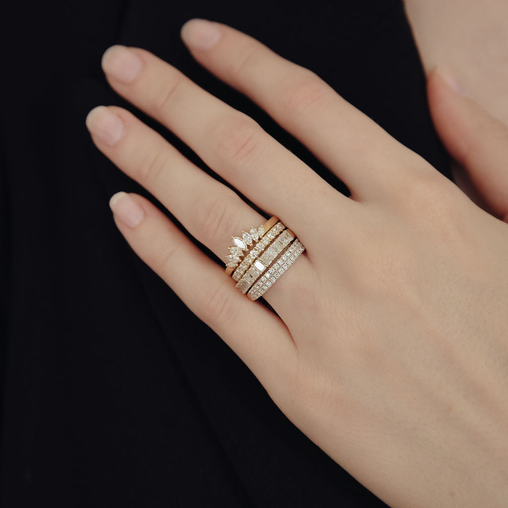 Marquise Lab Diamond Ring
