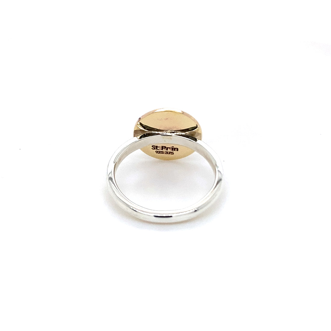 Round Motif Ring - Two Tone