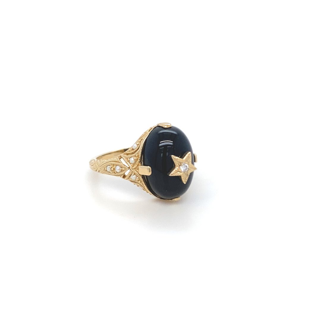 Cosmos Onyx Ring