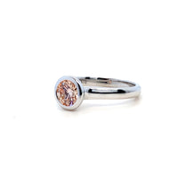 Pink Diamond Bezel Ring