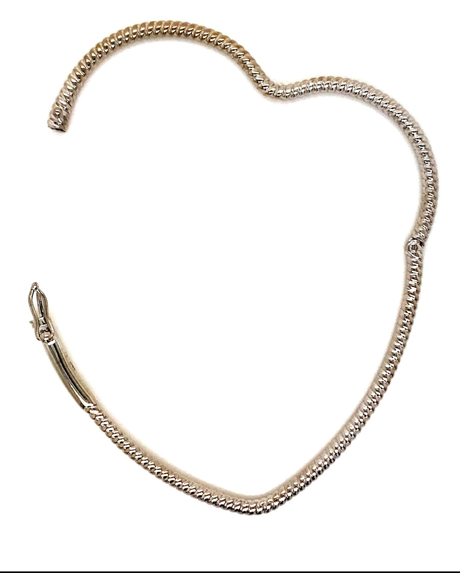 Heart Rope Bangle