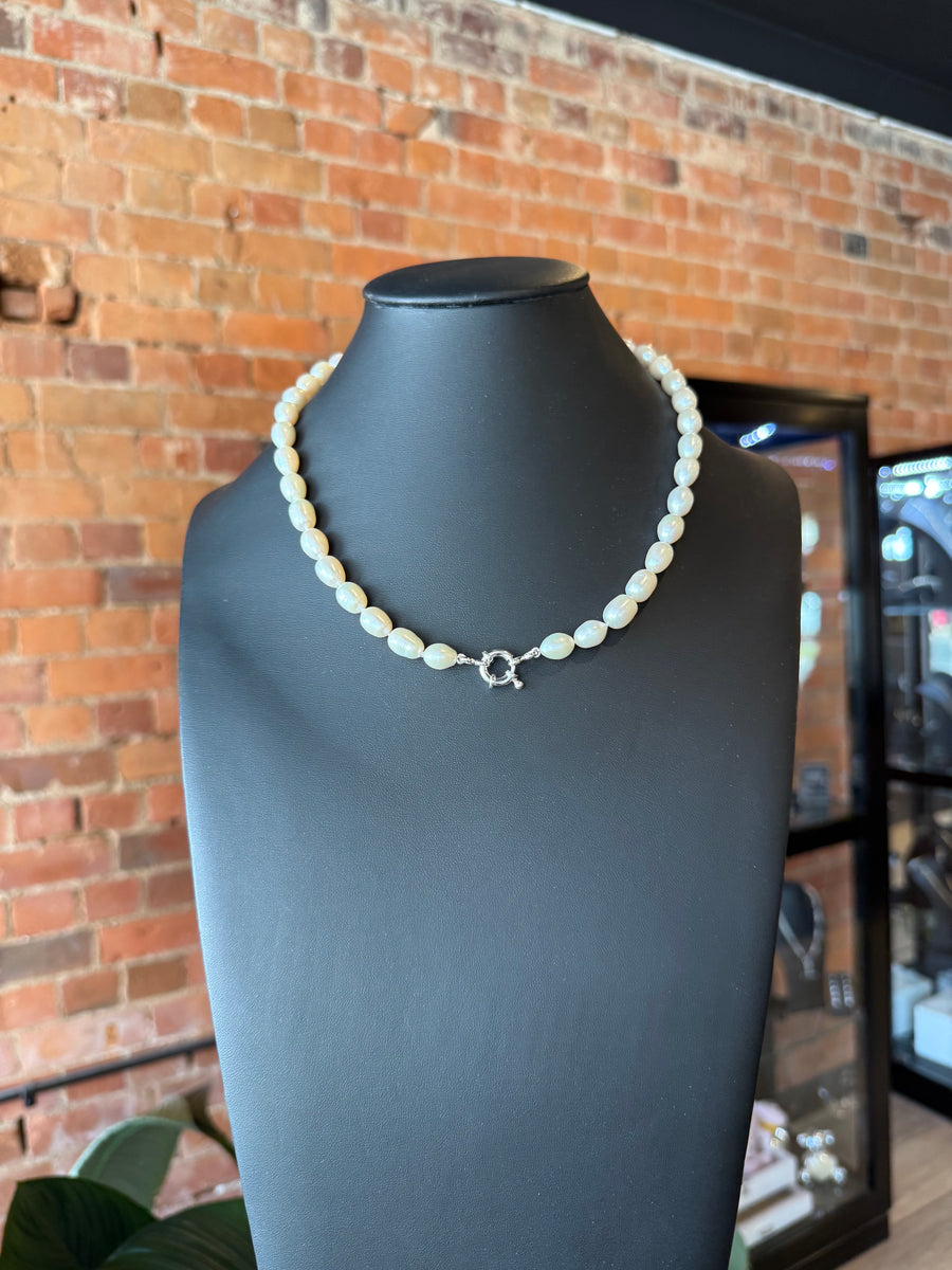 Paisley Pearl Necklace