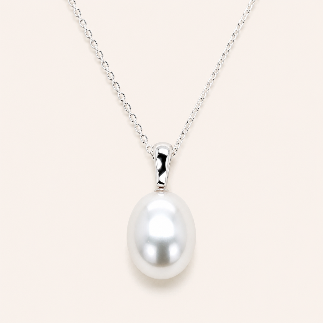 South Sea Pearl Pendant - White Gold