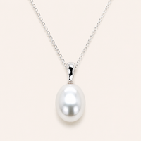 South Sea Pearl Pendant - White Gold