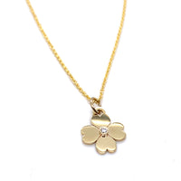 Heart Clover Necklace