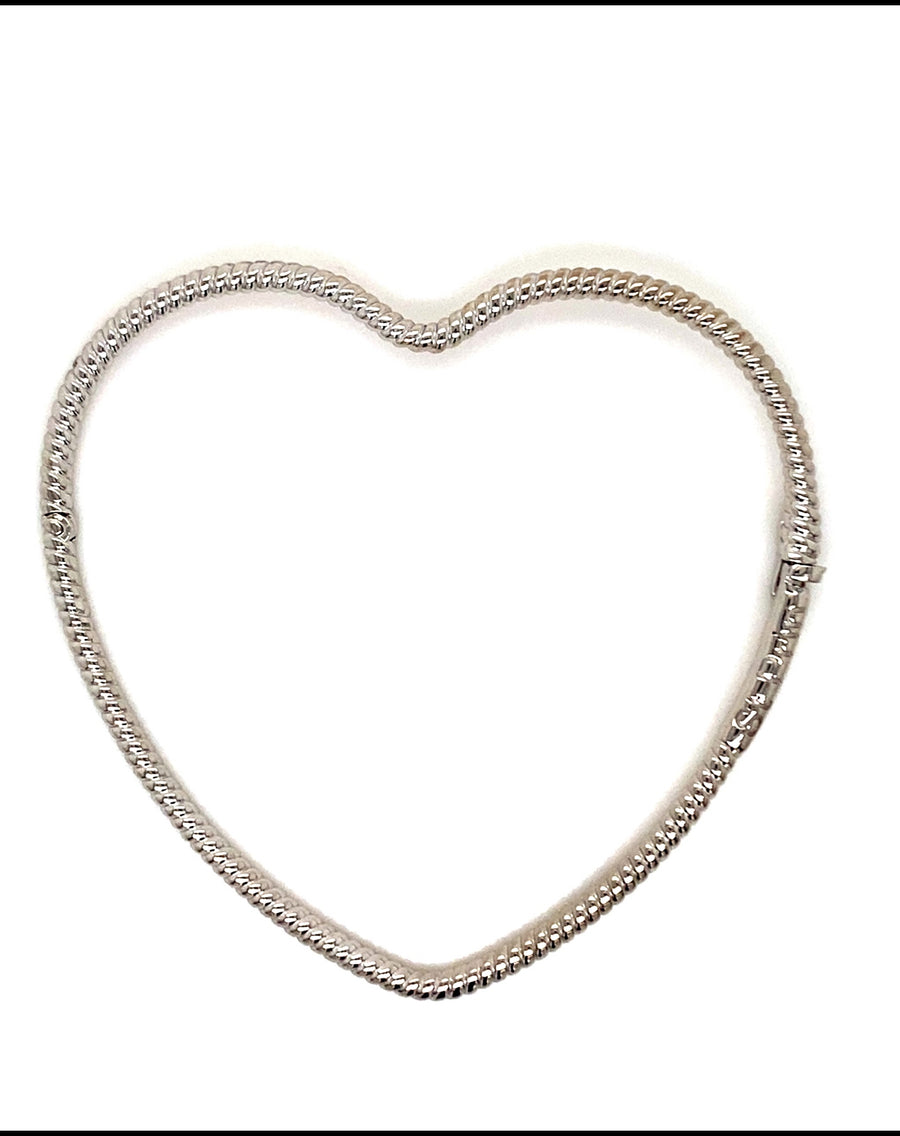 Heart Rope Bangle