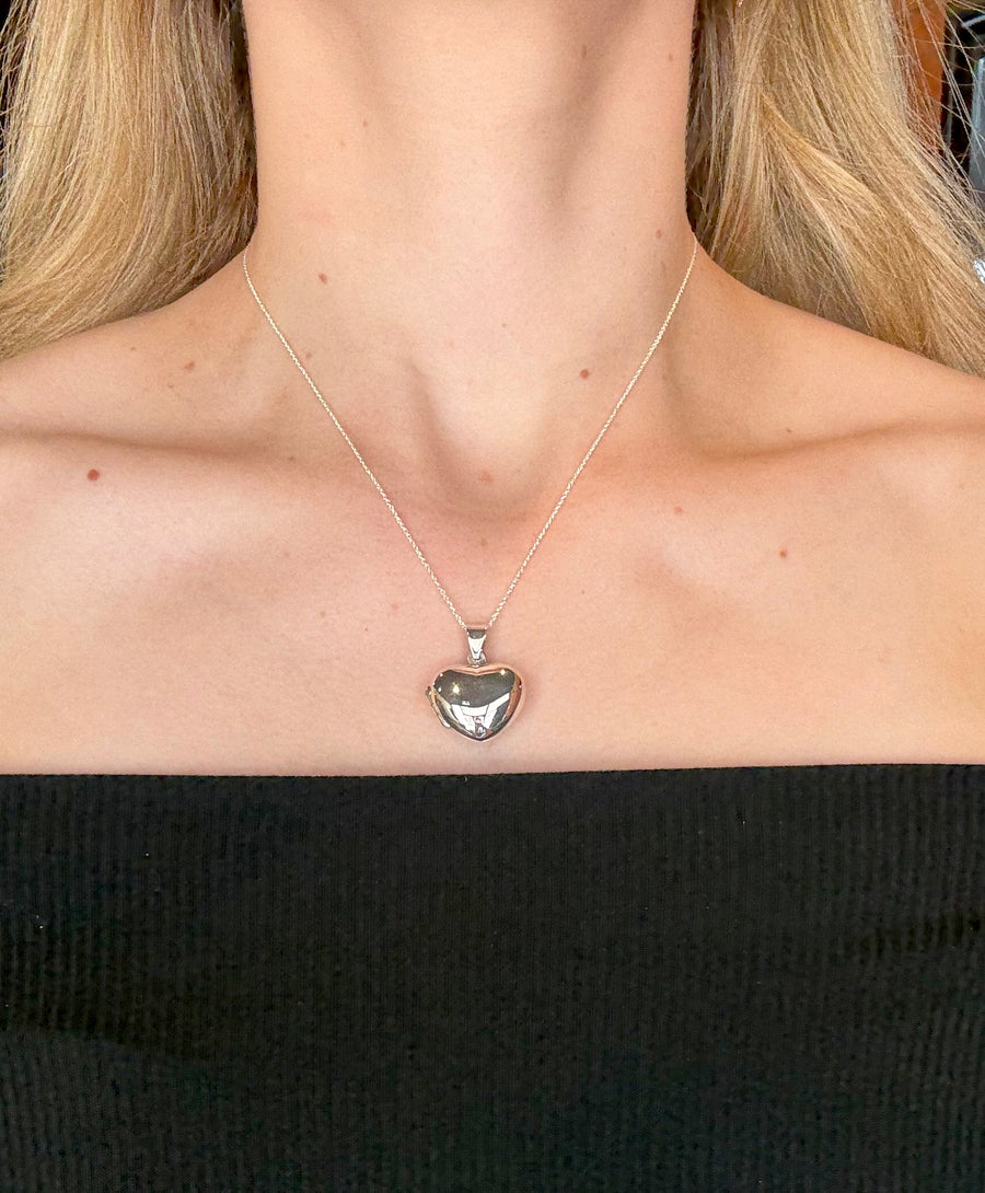 Silver Heart Locket