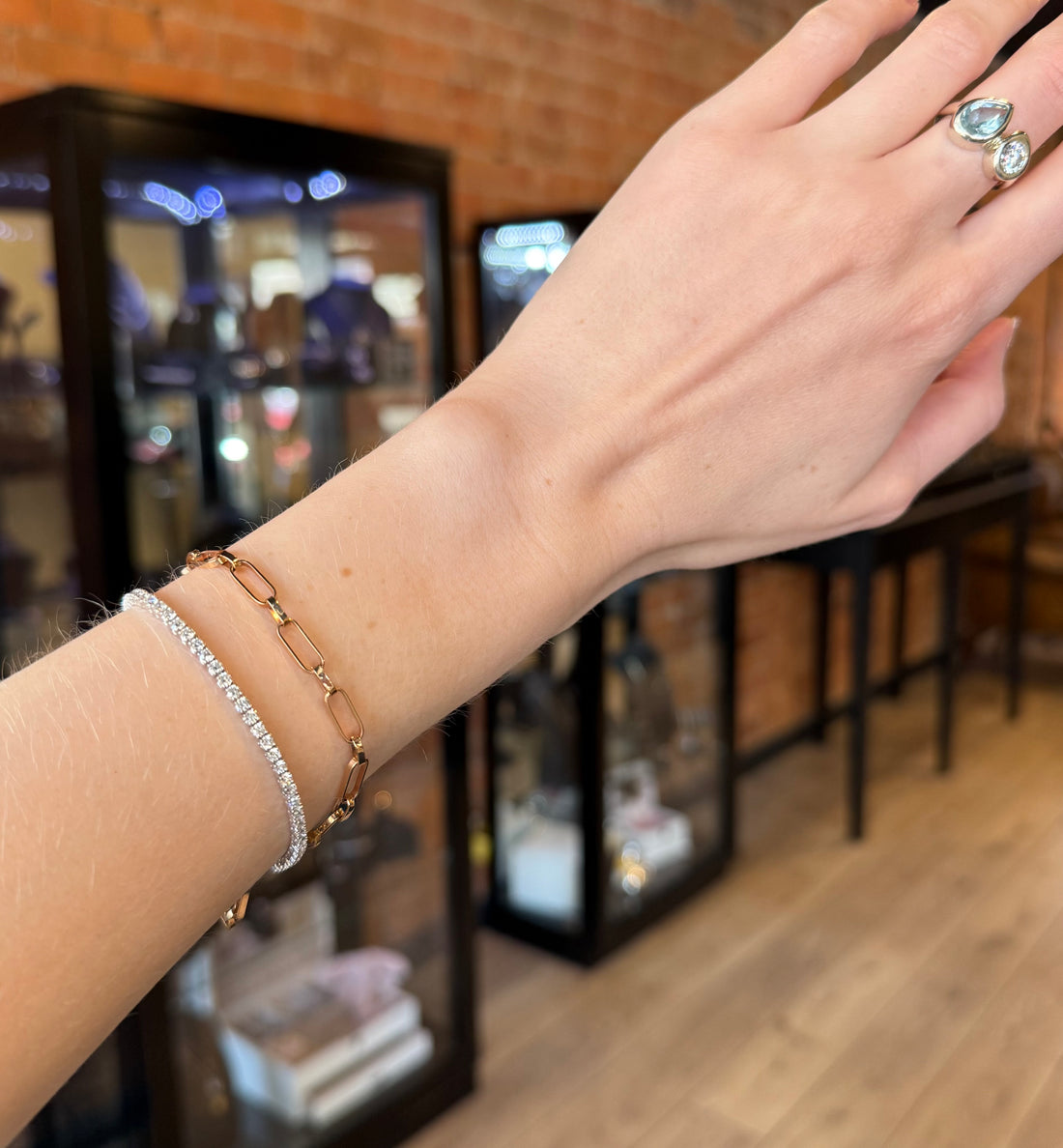 Rey Paperclip Bracelet - Rose Gold