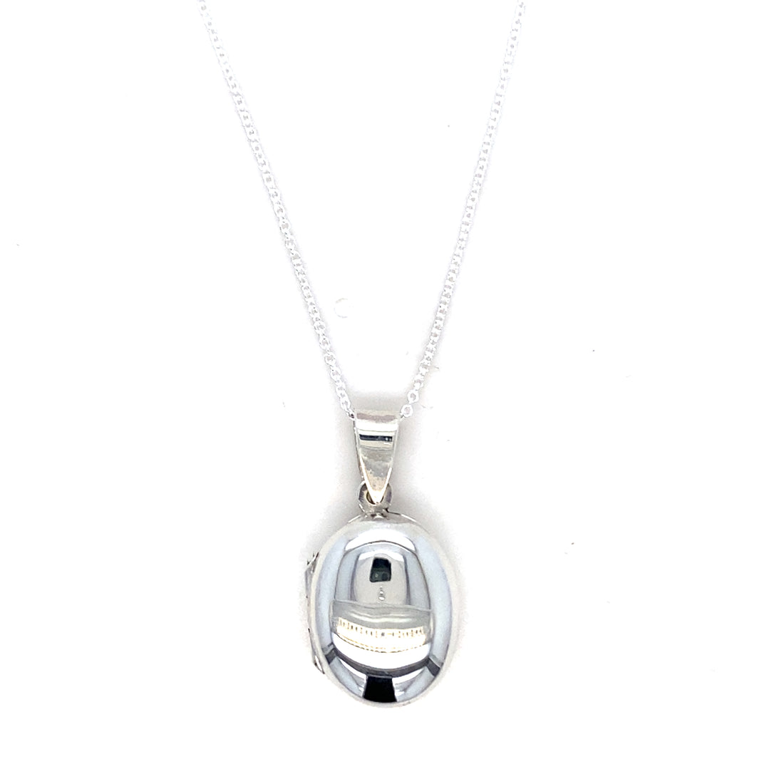 Silver Oval Locket