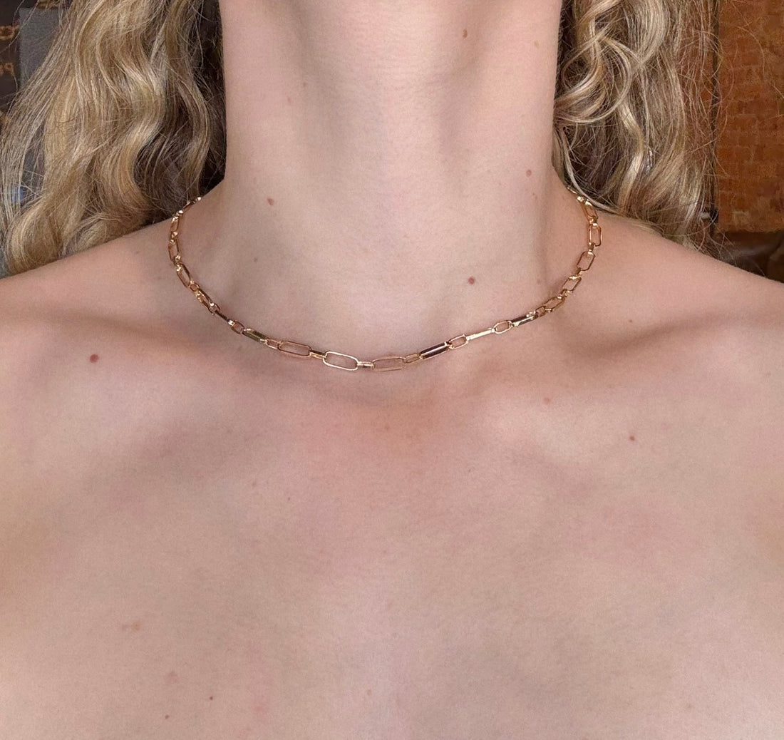 Clara Paperclip Necklace