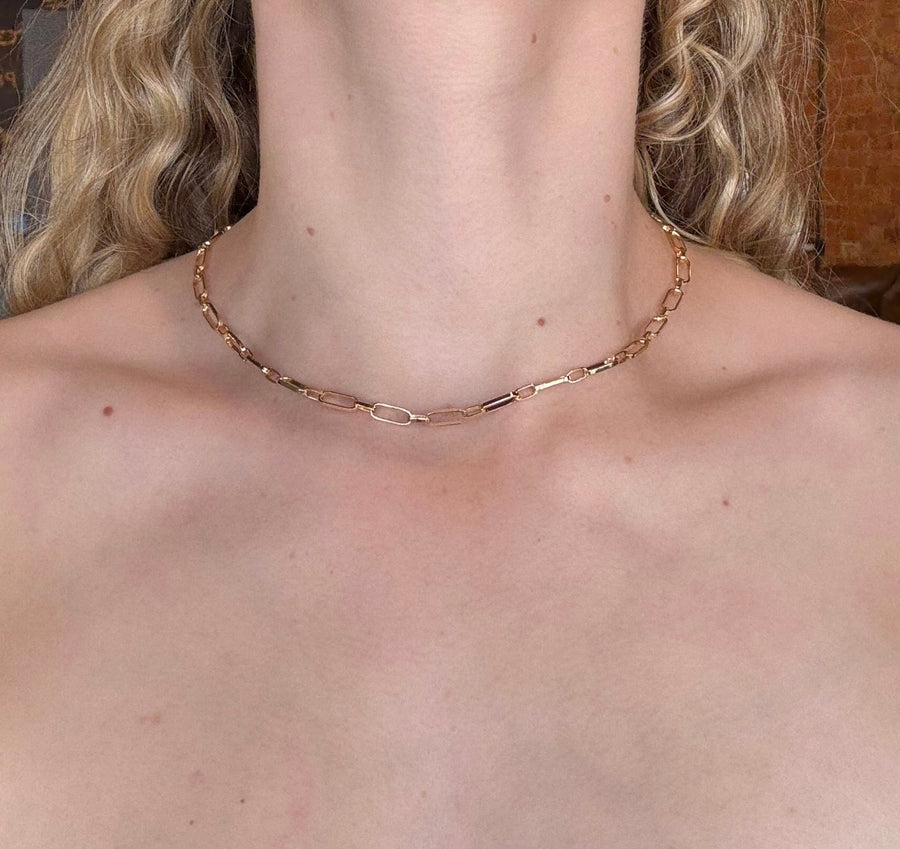 Clara Paperclip Necklace