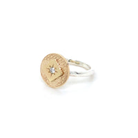 Round Motif Ring - Two Tone
