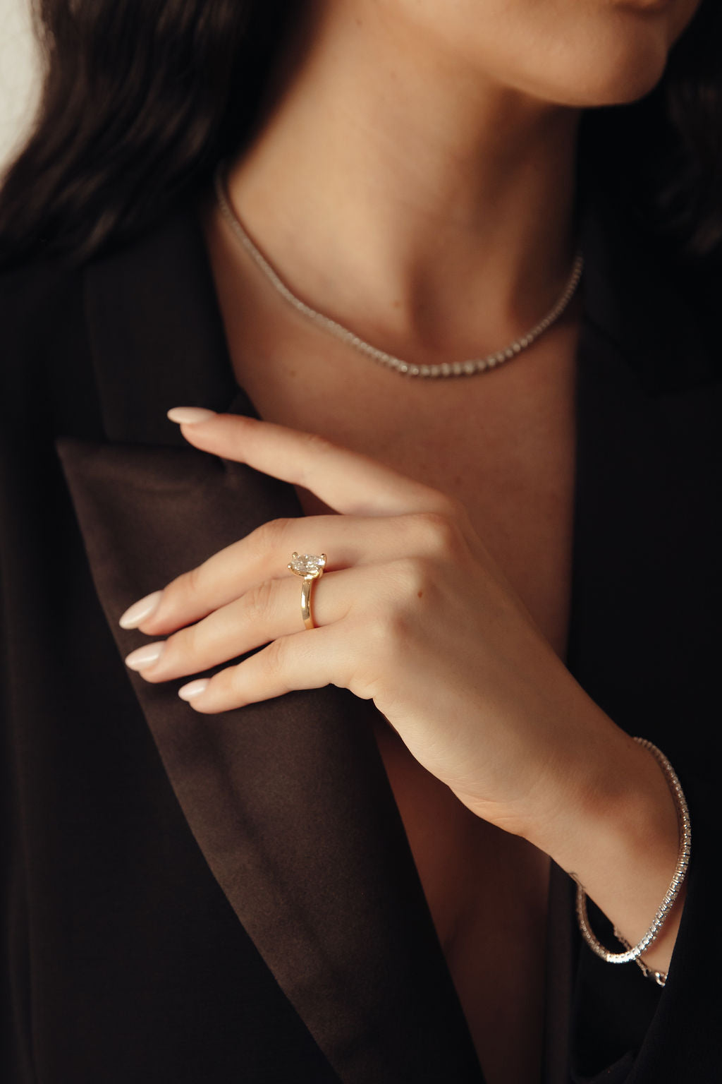 Oval Cut Solitaire Ring