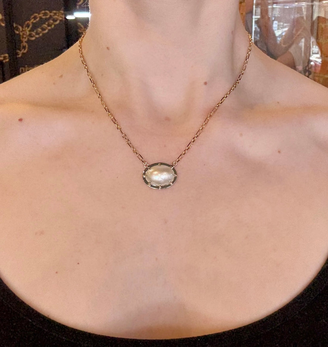 Mabe Pearl Necklace