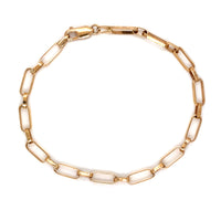 Rey Paperclip Bracelet - Rose Gold