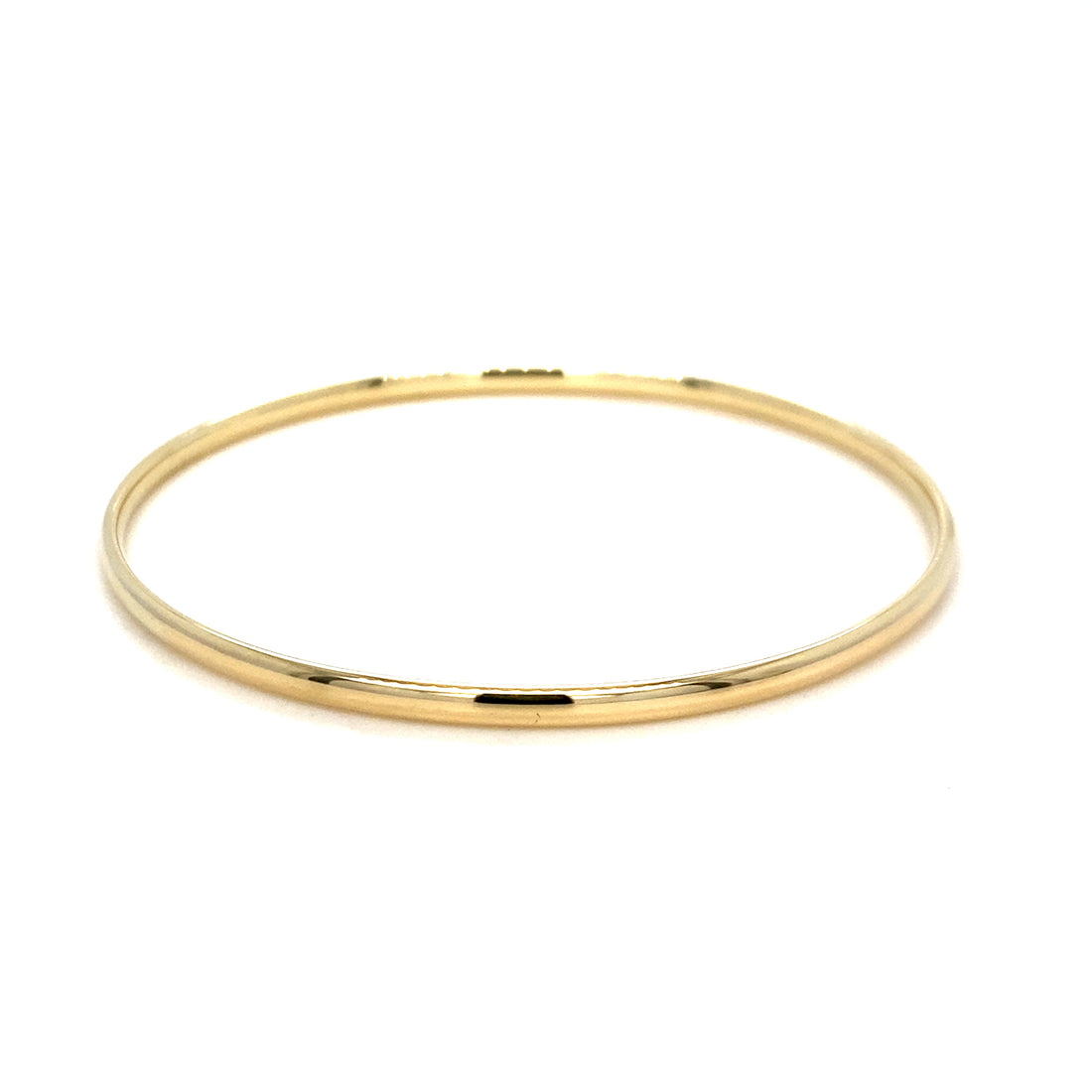 Thin Oval Bangle