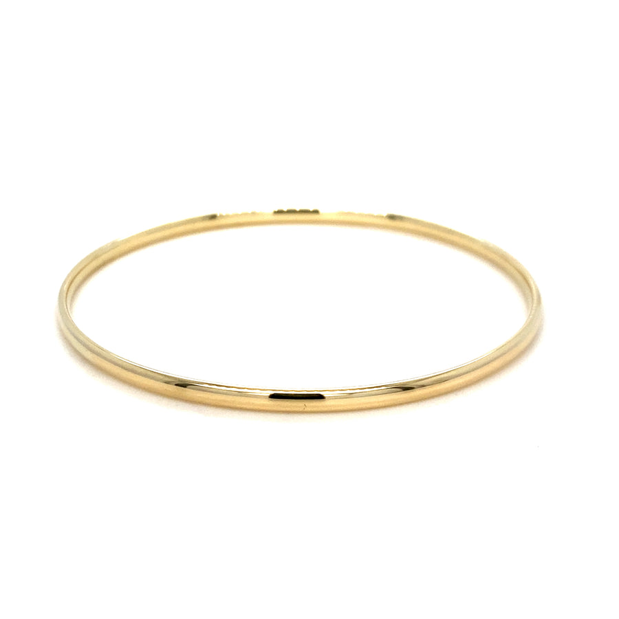 Thin Oval Bangle