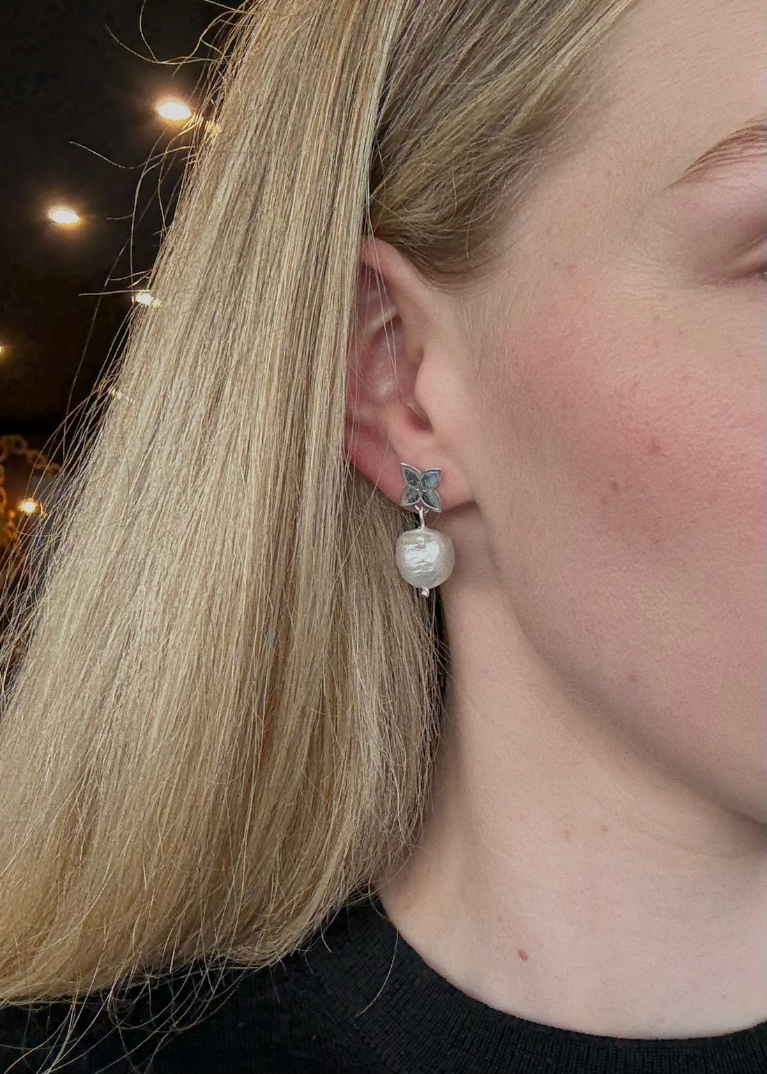 Penny Baroque Pearl Earrings