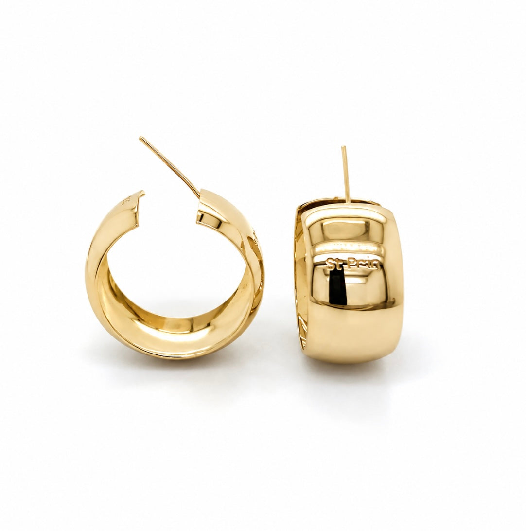 Bec Hoops - Gold Plated