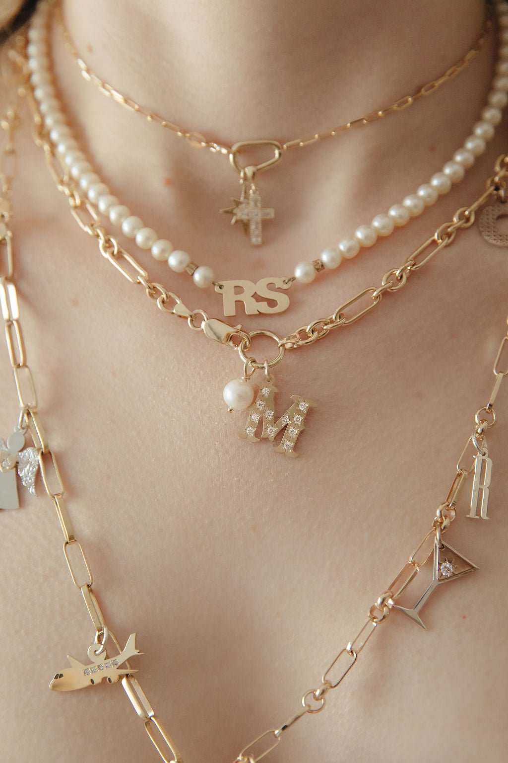 Long Letter Charm