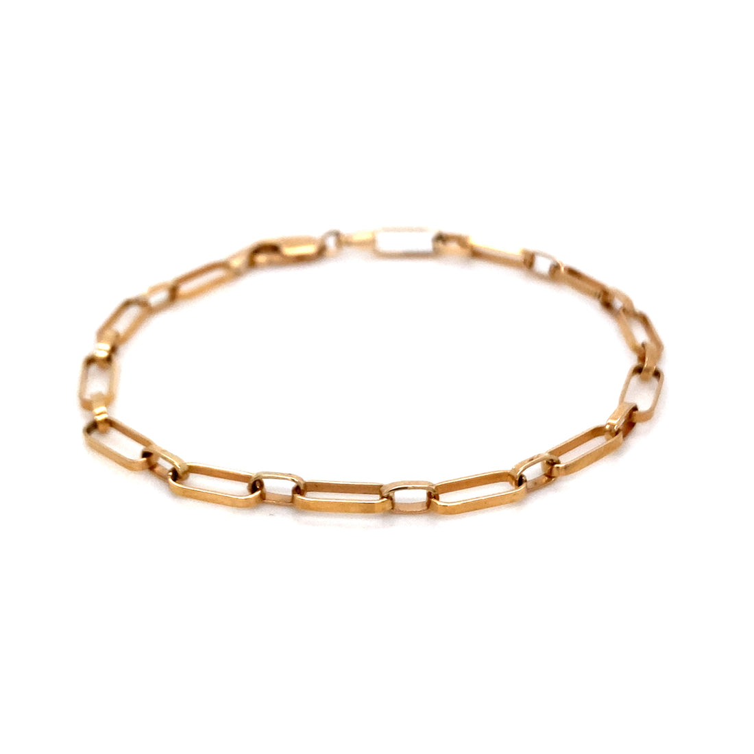 Rey Paperclip Bracelet - Rose Gold