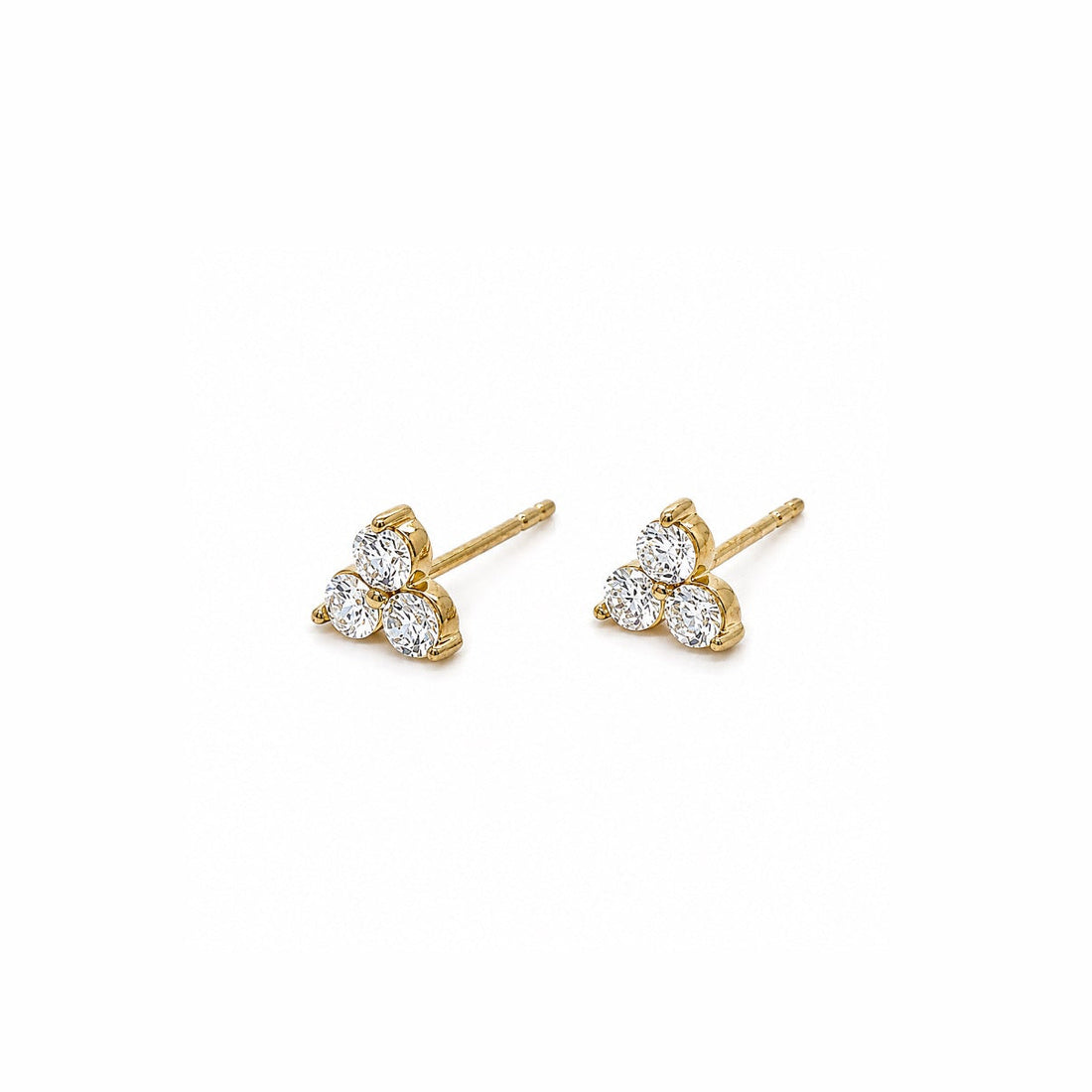 Soma Lab Diamond Studs - Yellow Gold