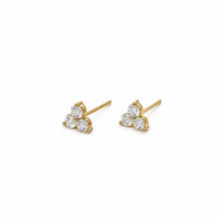 Soma Lab Diamond Studs - Yellow Gold