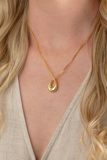 Memorial Ashes Pendant - Teardrop