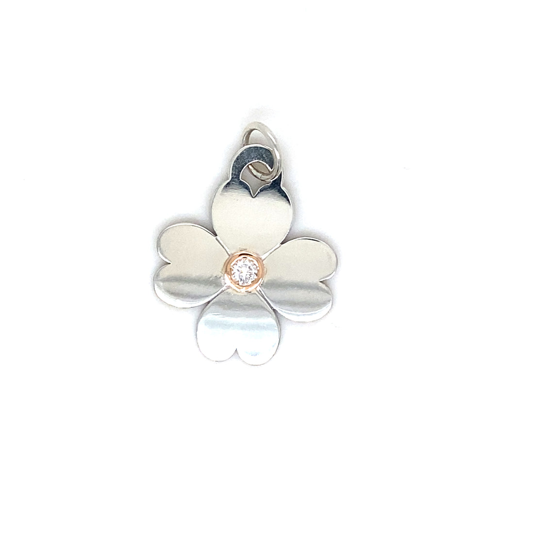 Heart Clover Charm