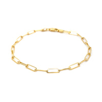 Bella Paperclip Bracelet - Gold