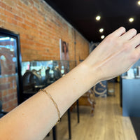 Bella Paperclip Bracelet - Gold