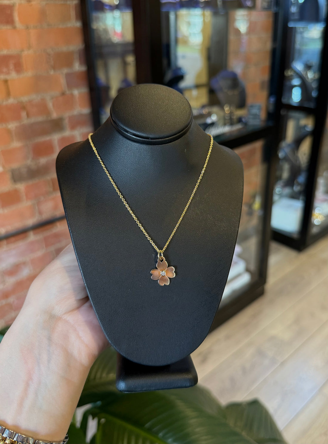 Heart Clover Necklace