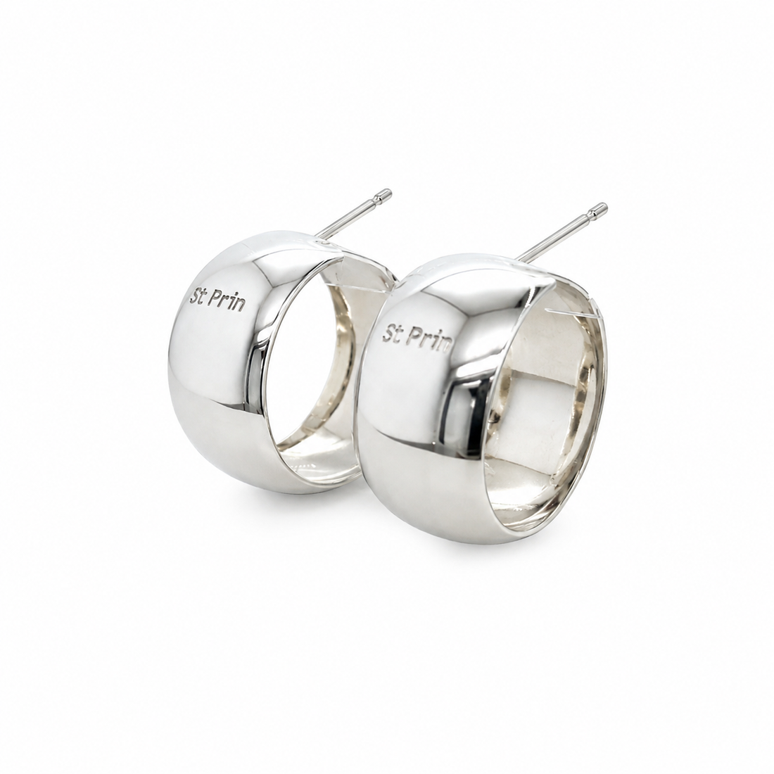 Bec Hoops - Silver