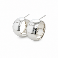 Bec Hoops - Silver
