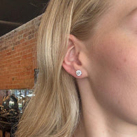 3ct Classic Lab Diamond Studs