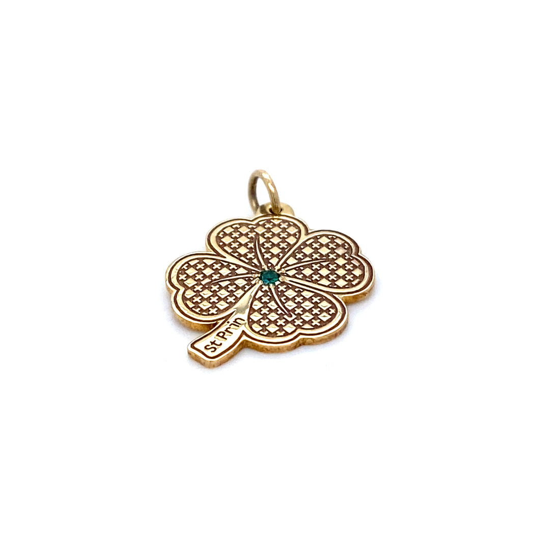 Emerald Clover Charm
