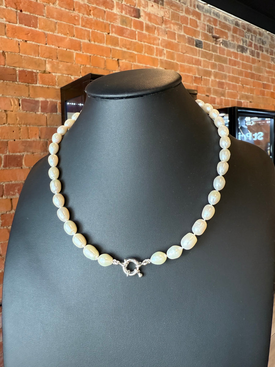 Paisley Pearl Necklace