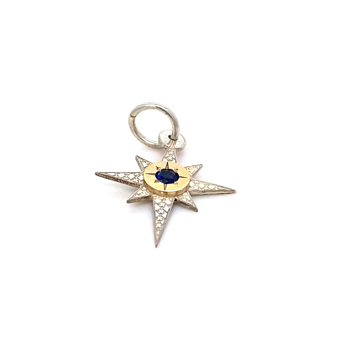 Sapphire Star Charm