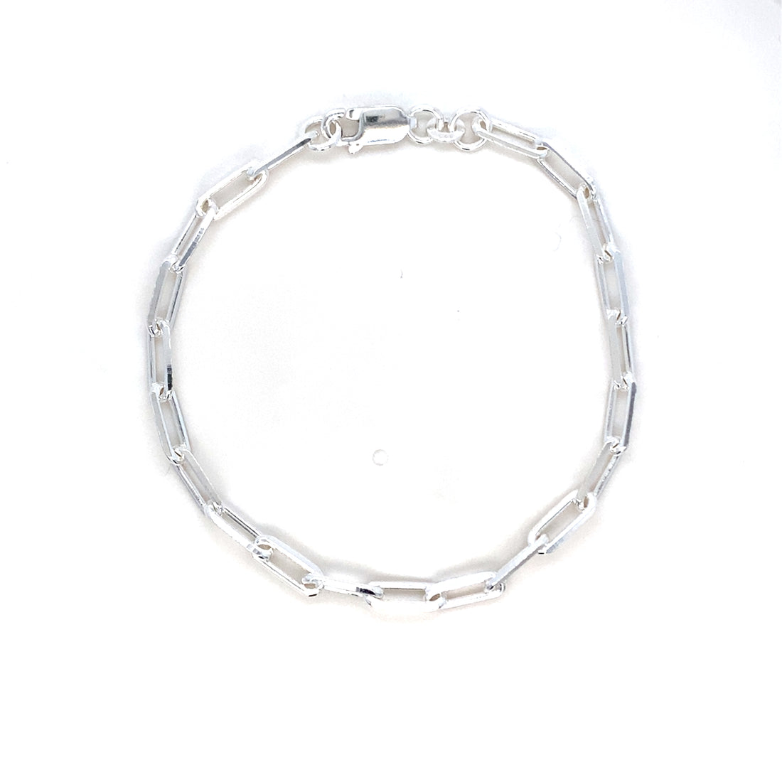Bella Paperclip Bracelet - Silver