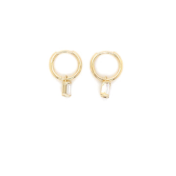 Eliza Lab Diamond Earrings