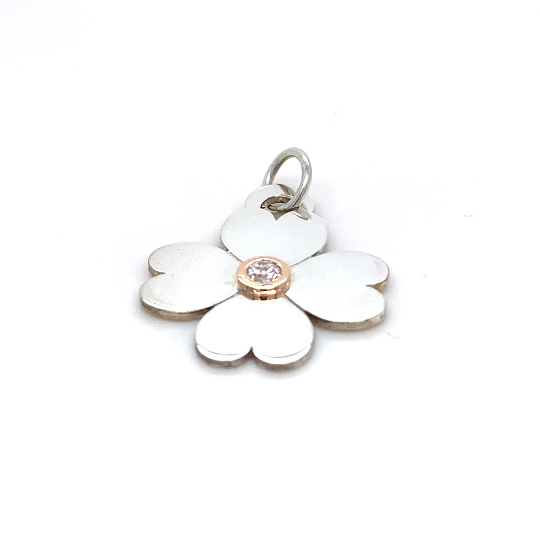 Heart Clover Charm
